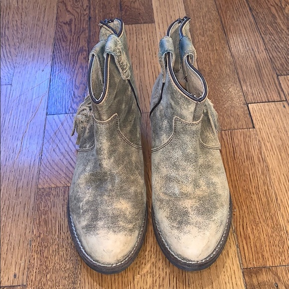 Distressed Booties - Picture 2 of 5